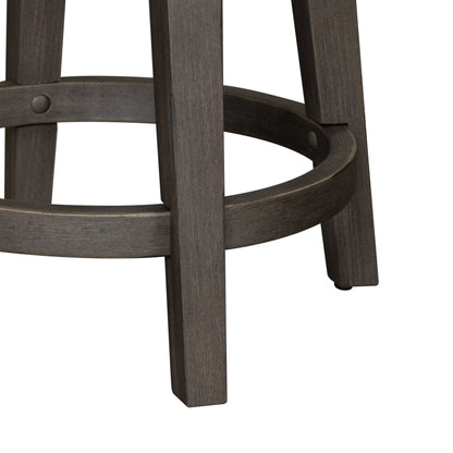 Modern Farmhouse - Console Swivel Stool - Gray