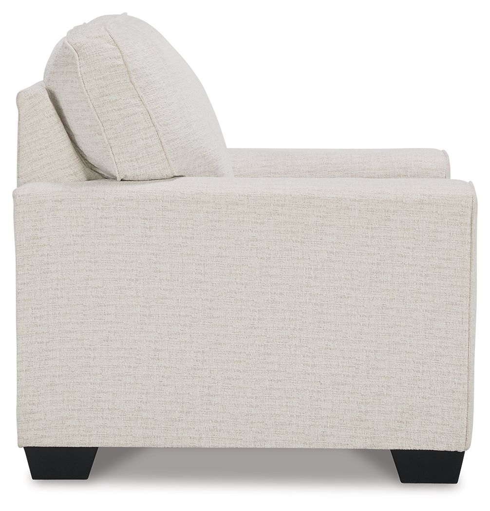 Cashton - Snow - 2 Pc. - Chair, Ottoman