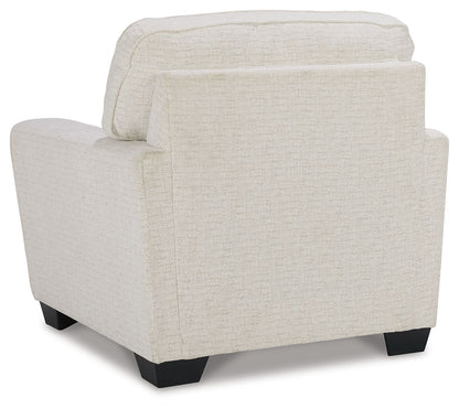 Cashton - Snow - 2 Pc. - Chair, Ottoman