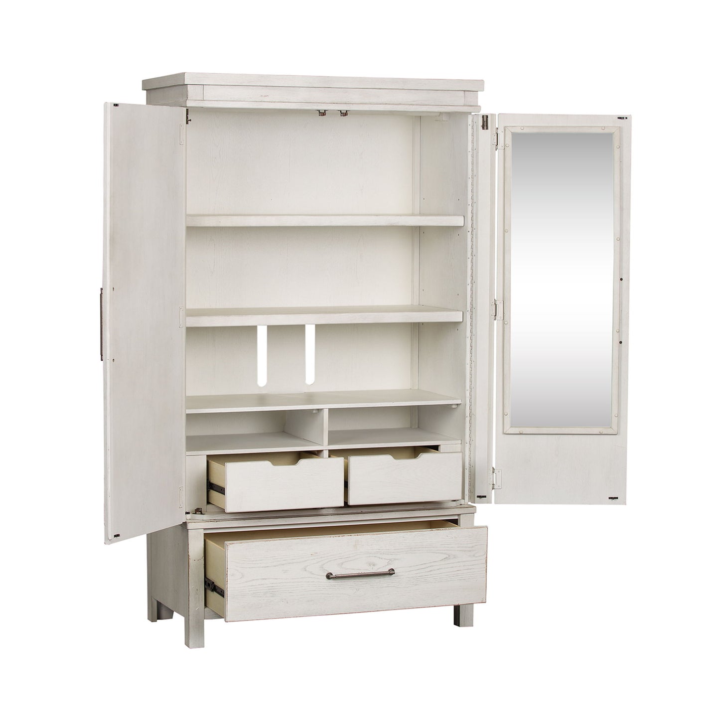 Modern Farmhouse - Armoire - White