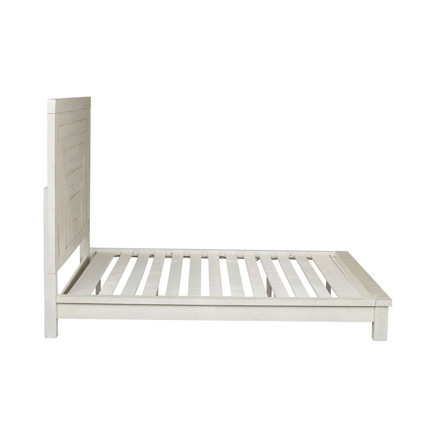 Modern Farmhouse - King Platform Bed - White