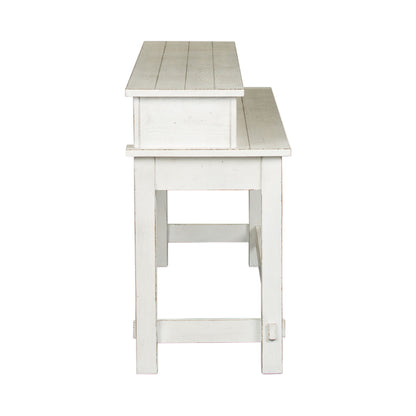 Modern Farmhouse - Console Bar Table - White