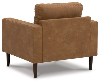 Telora - Caramel - 2 Pc. - Chair, Ottoman