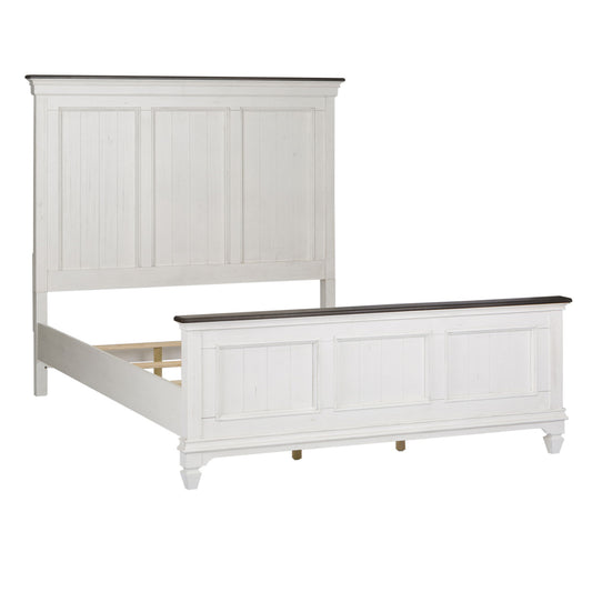 Allyson Park - California King Panel Bed - White