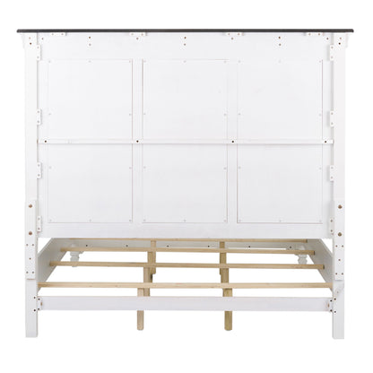 Allyson Park - Queen Panel Bed - White