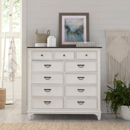 Allyson Park - 11 Drawer Chesser - White