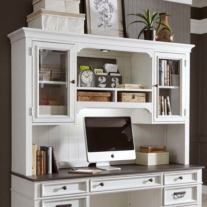 Allyson Park - Jr. Executive Credenza Hutch - White