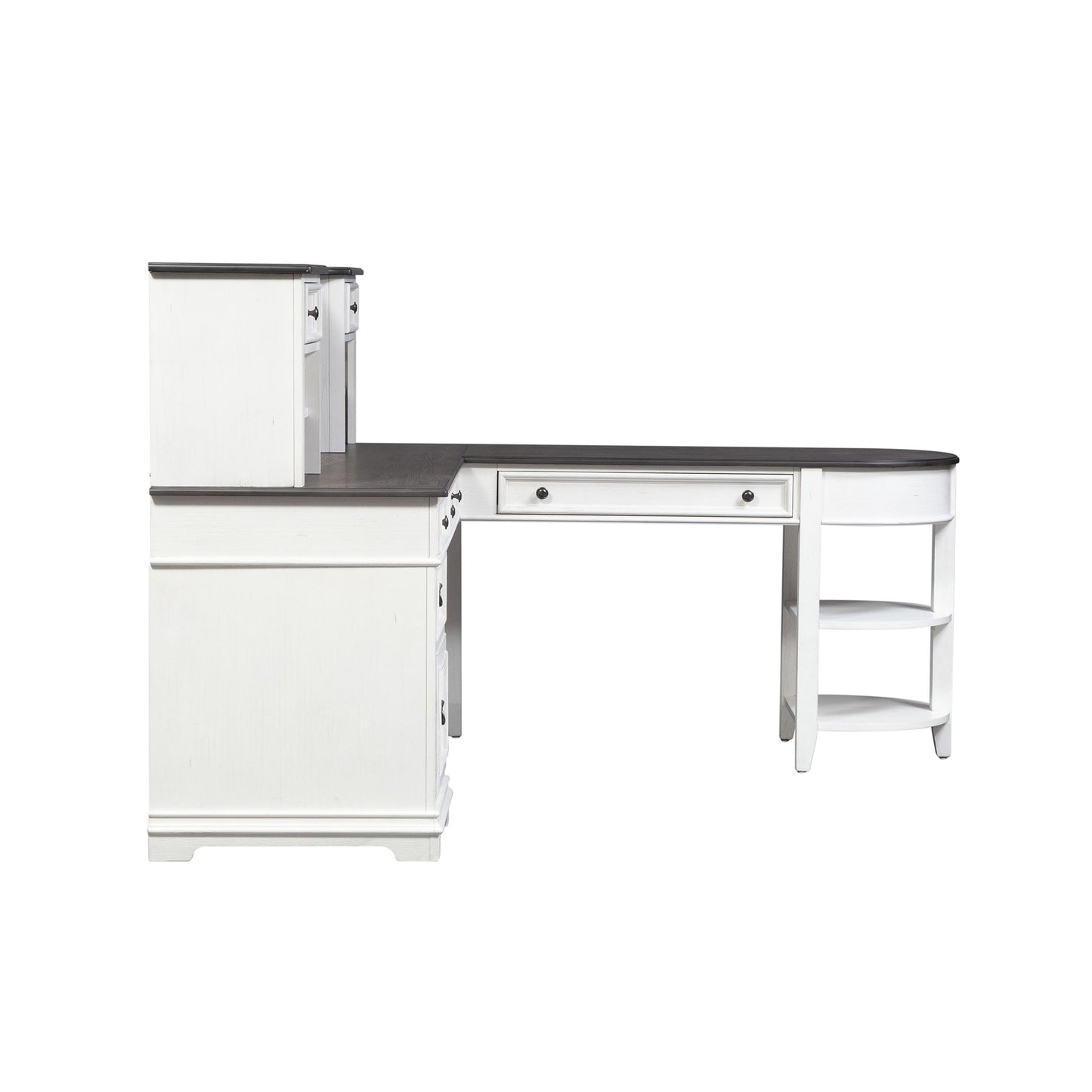 Allyson Park - L Shaped Desk Set - White