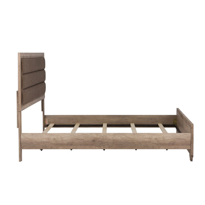 Sun Valley - King Upholstered Bed - Light Brown