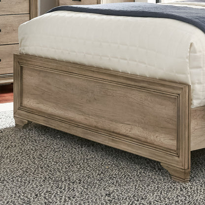 Sun Valley - King Upholstered Bed - Light Brown