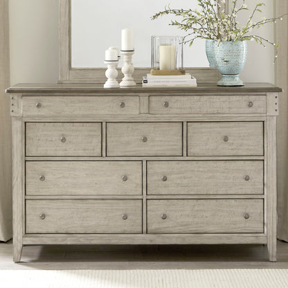 Ivy Hollow - 9 Drawer Dresser - White