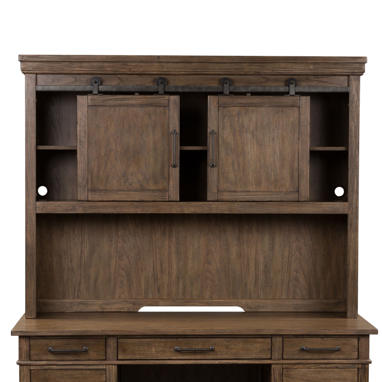 Sonoma Road - Credenza Hutch - Light Brown