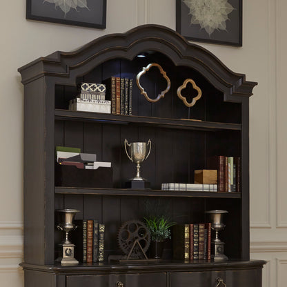 Chesapeake - Credenza Hutch - Black