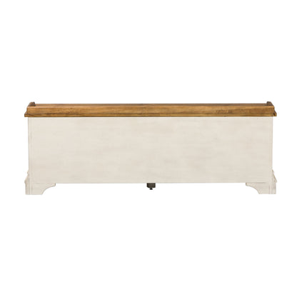 Morgan Creek - Storage Hall Bench - White