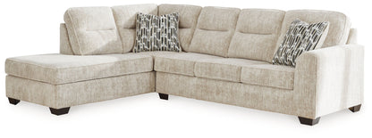 Lonoke - Parchment - 2-Piece Sectional With Laf Corner Chaise