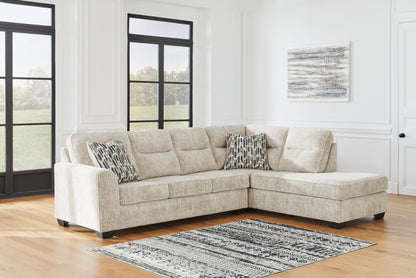 Lonoke - Parchment - 2-Piece Sectional With Raf Corner Chaise