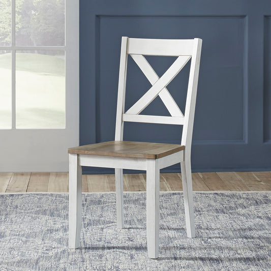 Lakeshore - X Back Side Chair - White