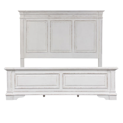 Abbey Park - California King Panel Bed - White