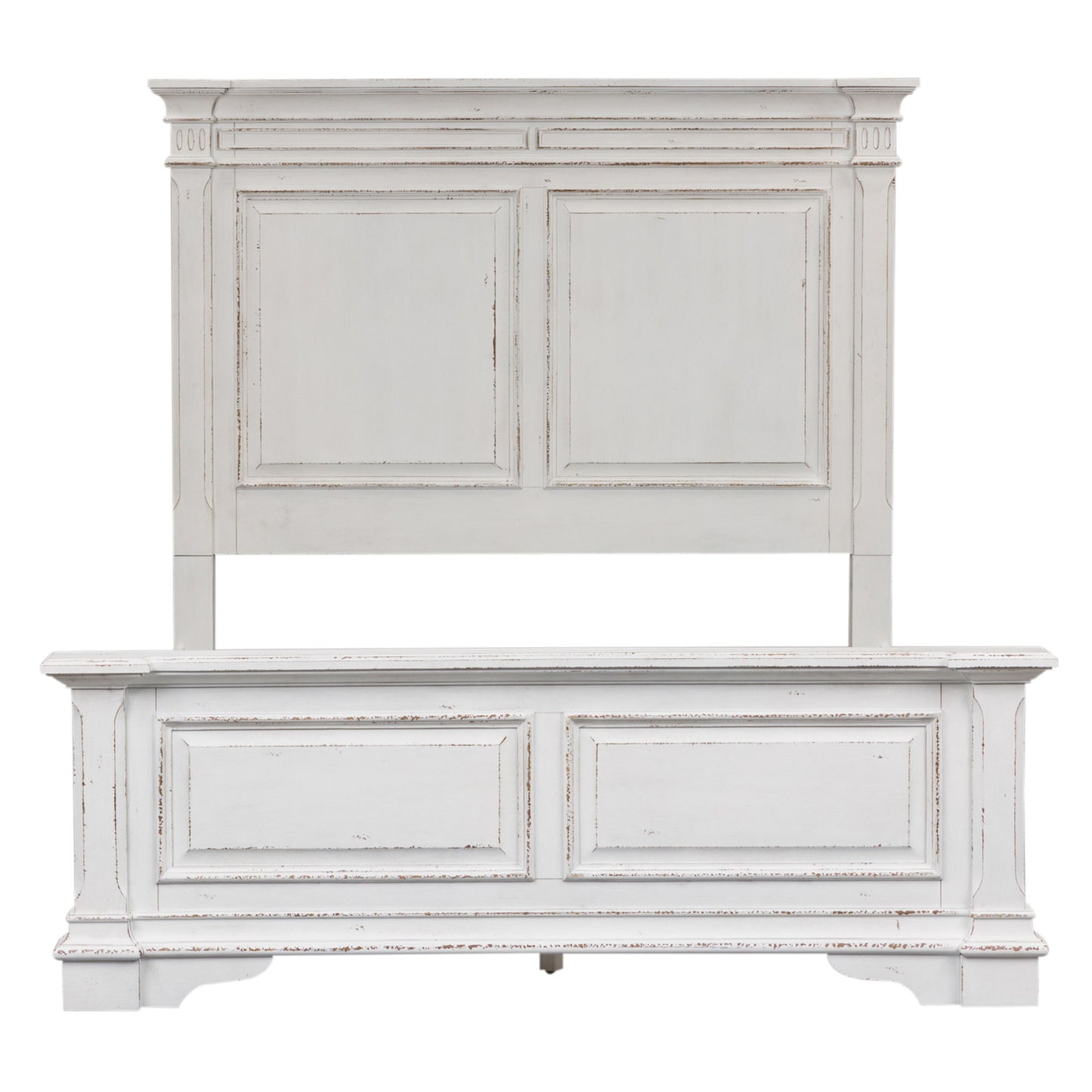Abbey Park - Queen Panel Bed - White