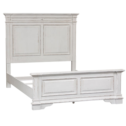 Abbey Park - Queen Panel Bed - White