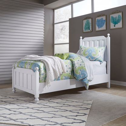 Cottage View - Full Panel Bed - White