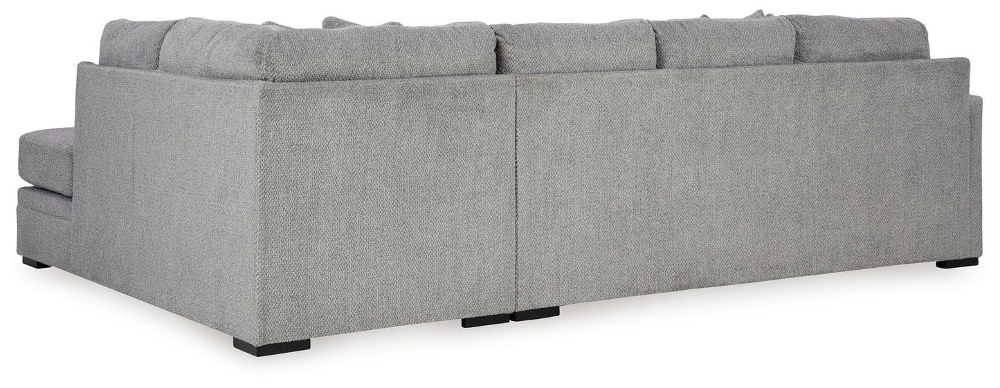 Casselbury - Cement - 2-Piece Sectional With Raf Corner Chaise