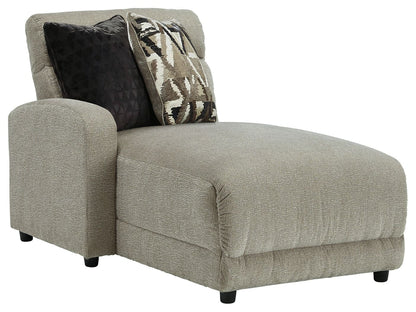 Colleyville - Stone - 4-Piece Power Reclining Sectional With Raf Back Chaise