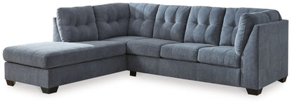 Marleton - Denim - 2-Piece Sectional With Laf Corner Chaise