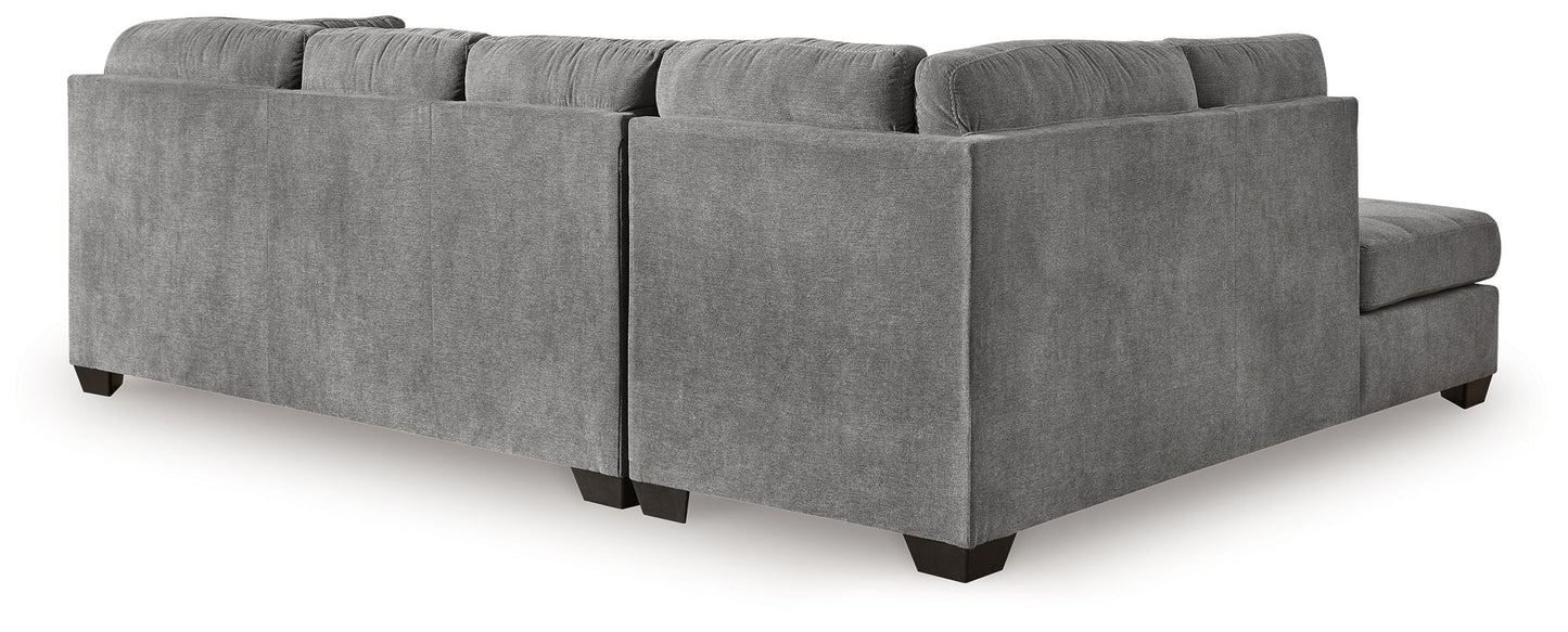 Marleton - Gray - 2-Piece Sectional With Laf Corner Chaise