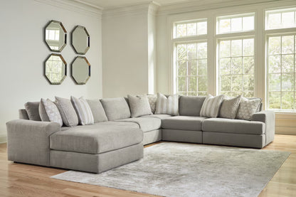Avaliyah - Ash - 6-Piece Sectional With Laf Corner Chaise