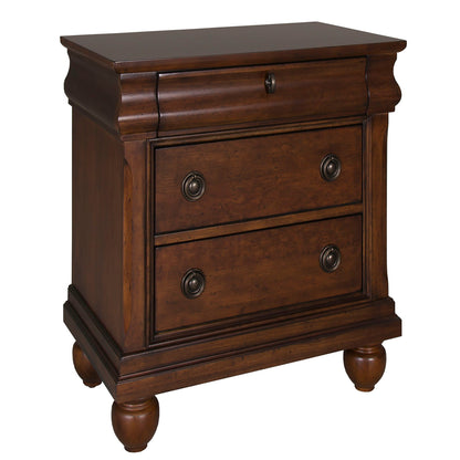 Rustic Traditions - Night Stand - Dark Brown