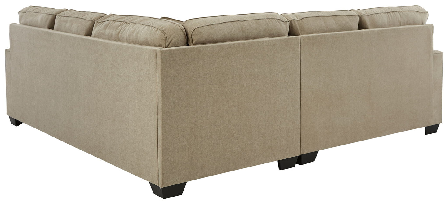 Lucina - Quartz - Corner Loveseat 2 Pc Sectional