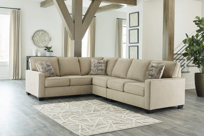 Lucina - Quartz - Corner Sofa 3 Pc Sectional