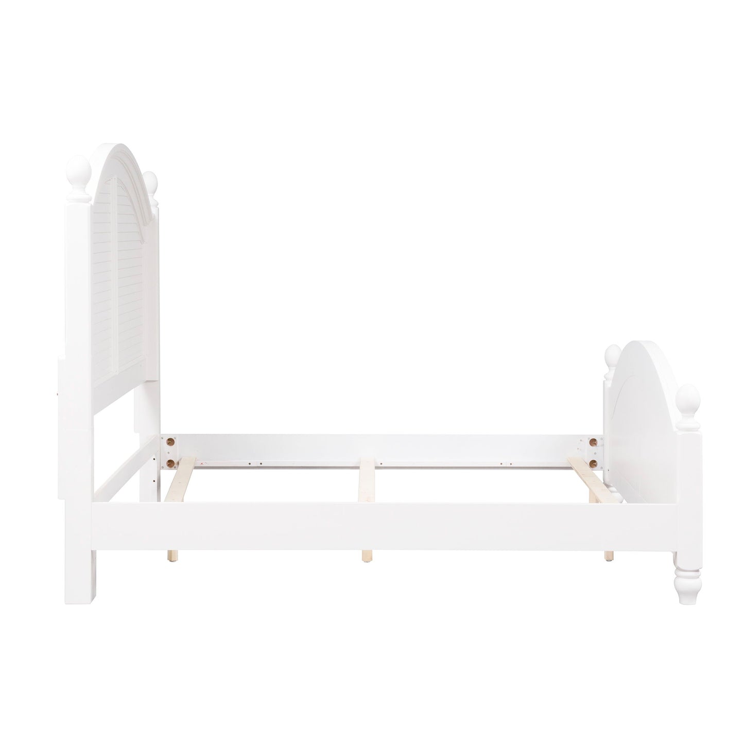 Summer House - King Poster Bed - White