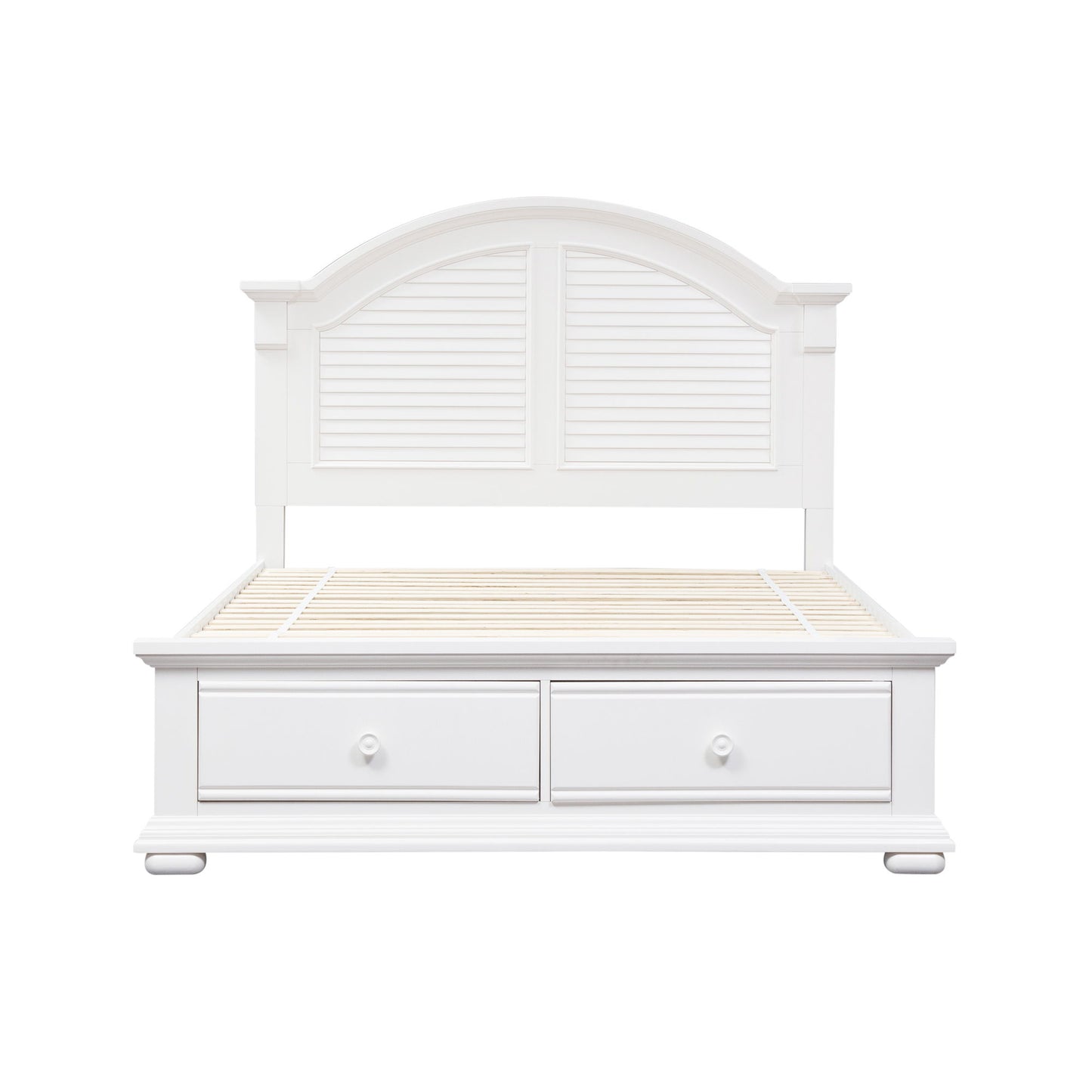 Summer House - King Storage Bed - White