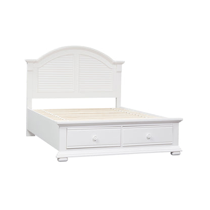 Summer House - King Storage Bed - White