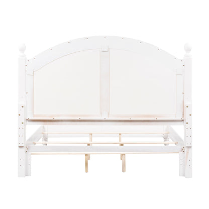 Summer House - Queen Poster Bed - White