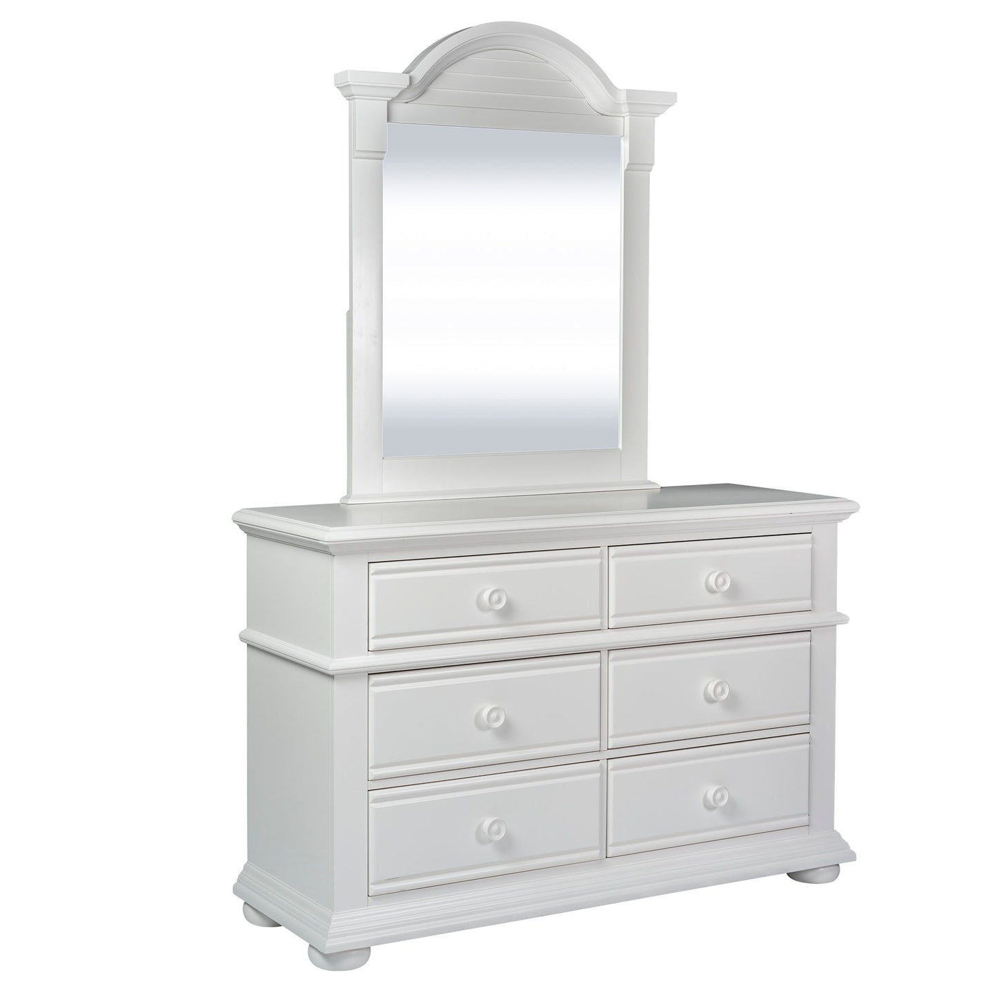 Summer House - Dresser & Mirror - White