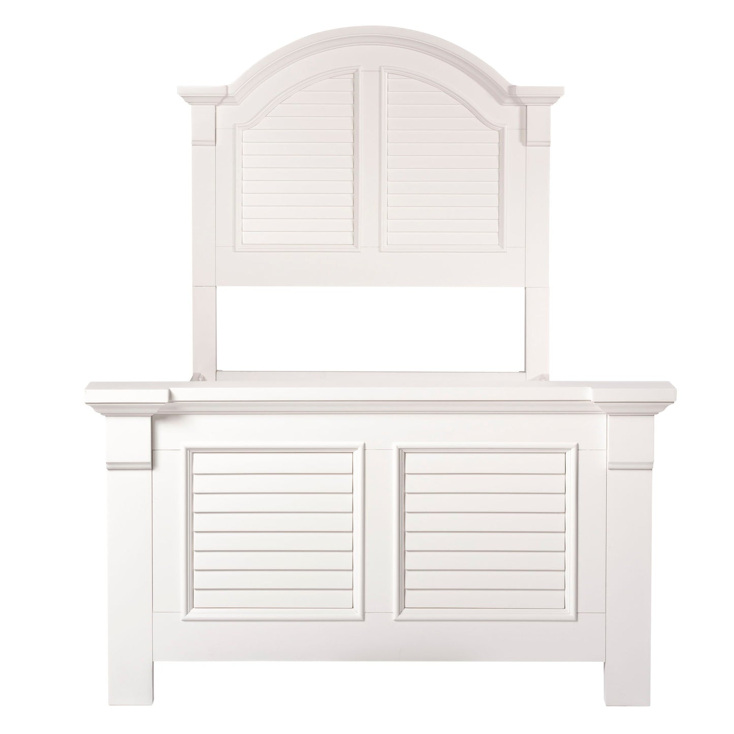 Summer House - Twin Panel Bed - White