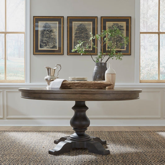 Americana Farmhouse - Pedestal Table Set