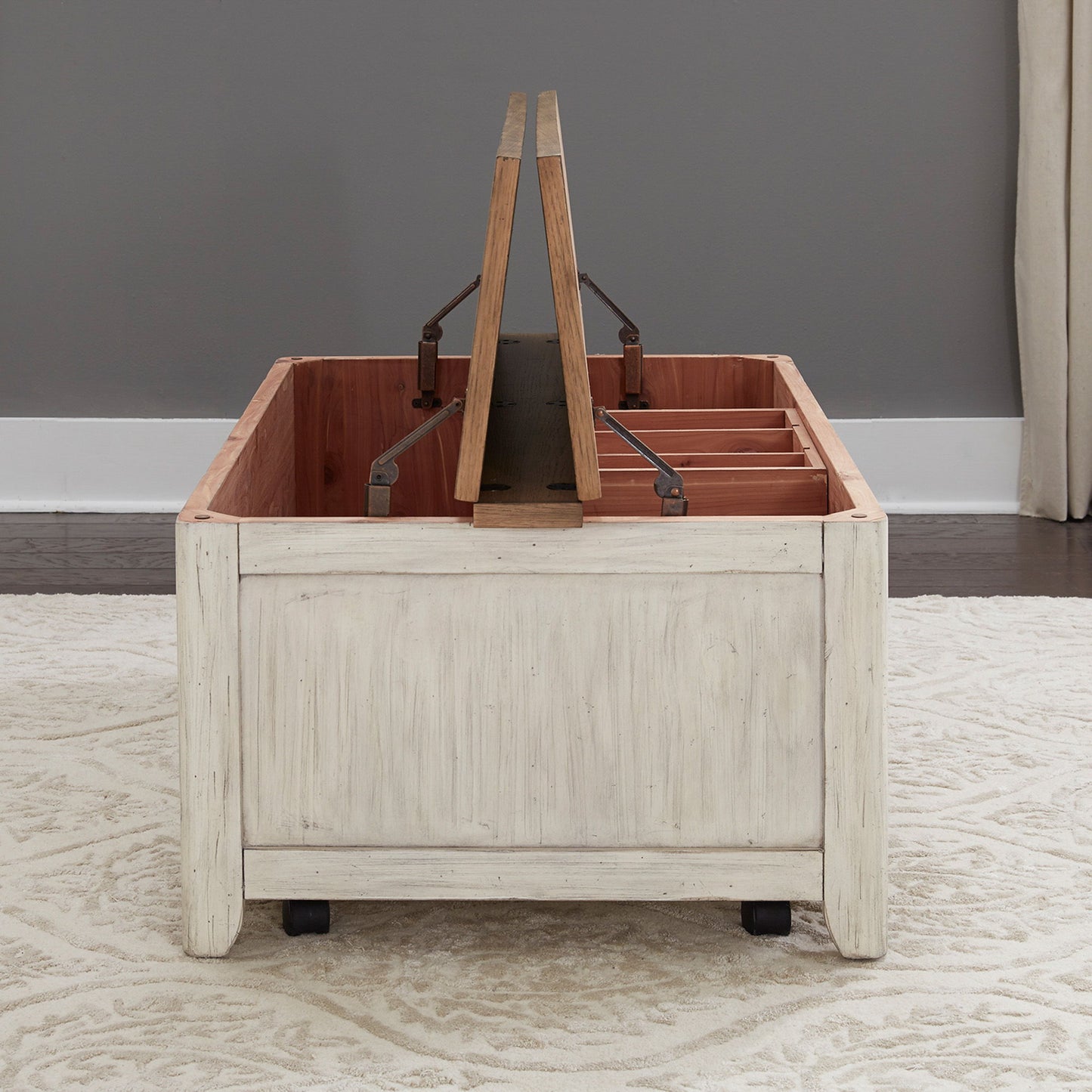 Farmhouse Reimagined - Storage Trunk - White