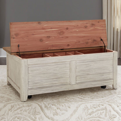 Farmhouse Reimagined - Storage Trunk - White