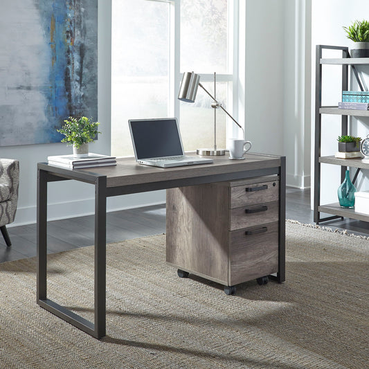 Tanners Creek - 2 Piece Desk Set - Dark Gray