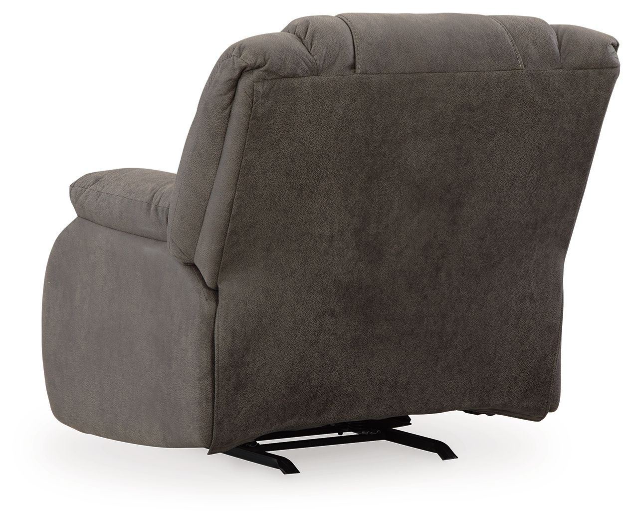 First Base Gunmetal Rocker Recliner