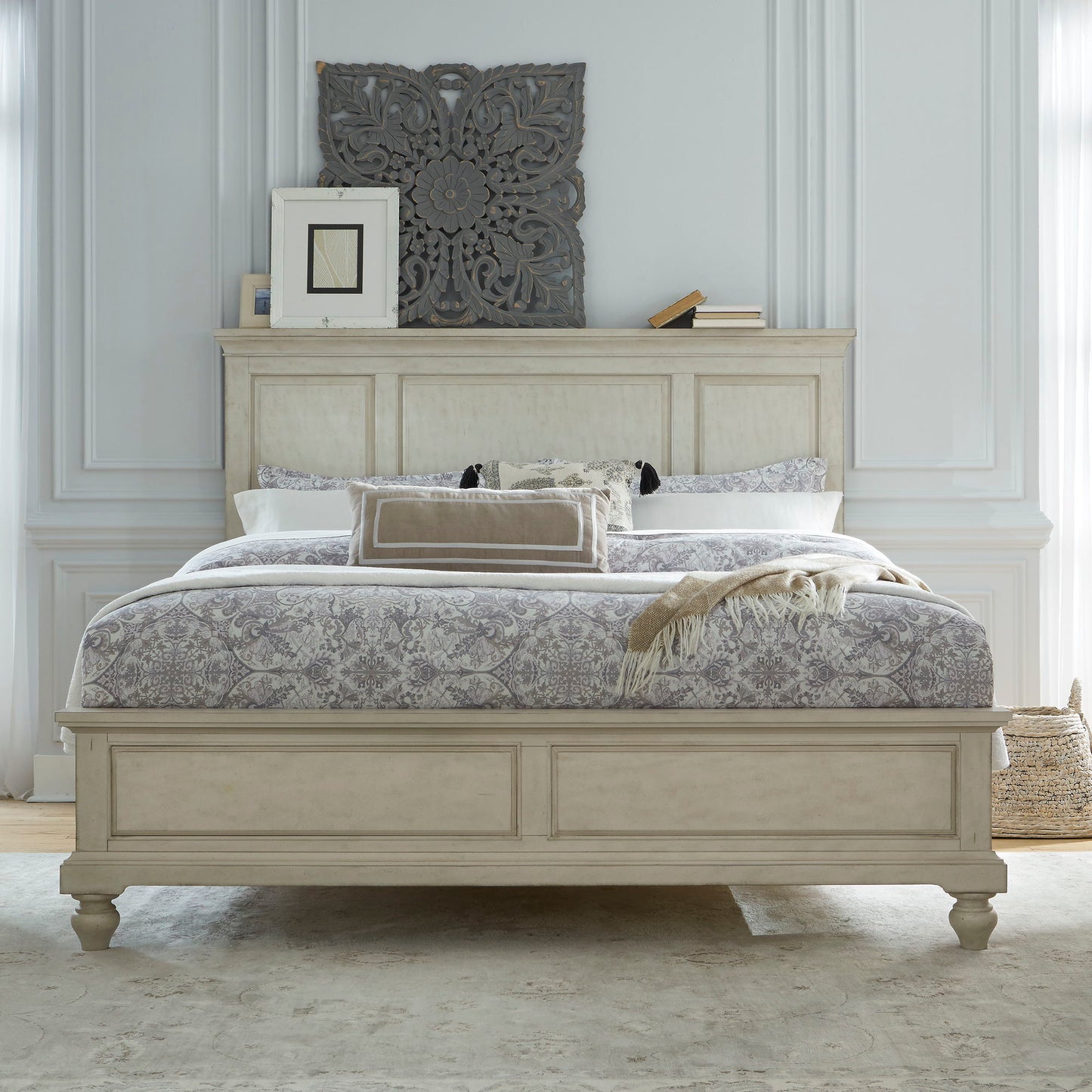 High Country - California King Panel Bed - White