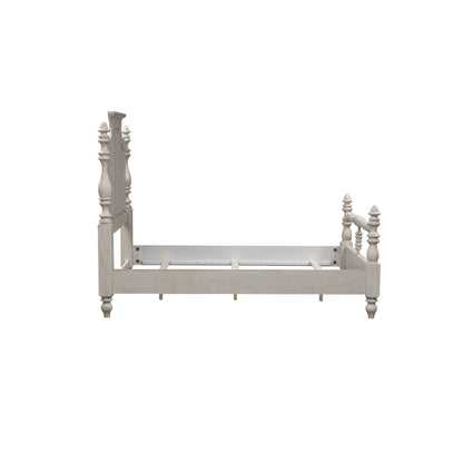 High Country - Queen Poster Bed - White