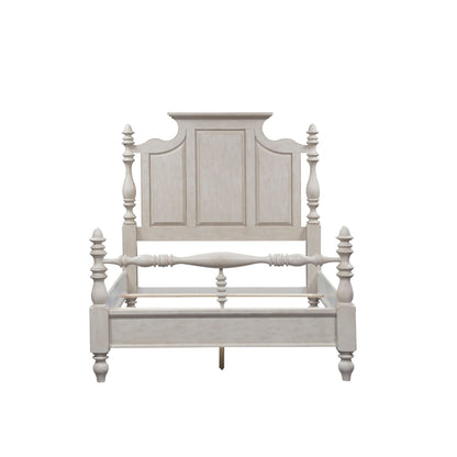 High Country - Queen Poster Bed - White