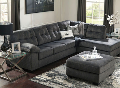 Accrington - Granite - Right Arm Facing Corner Chaise 2 Pc Sectional