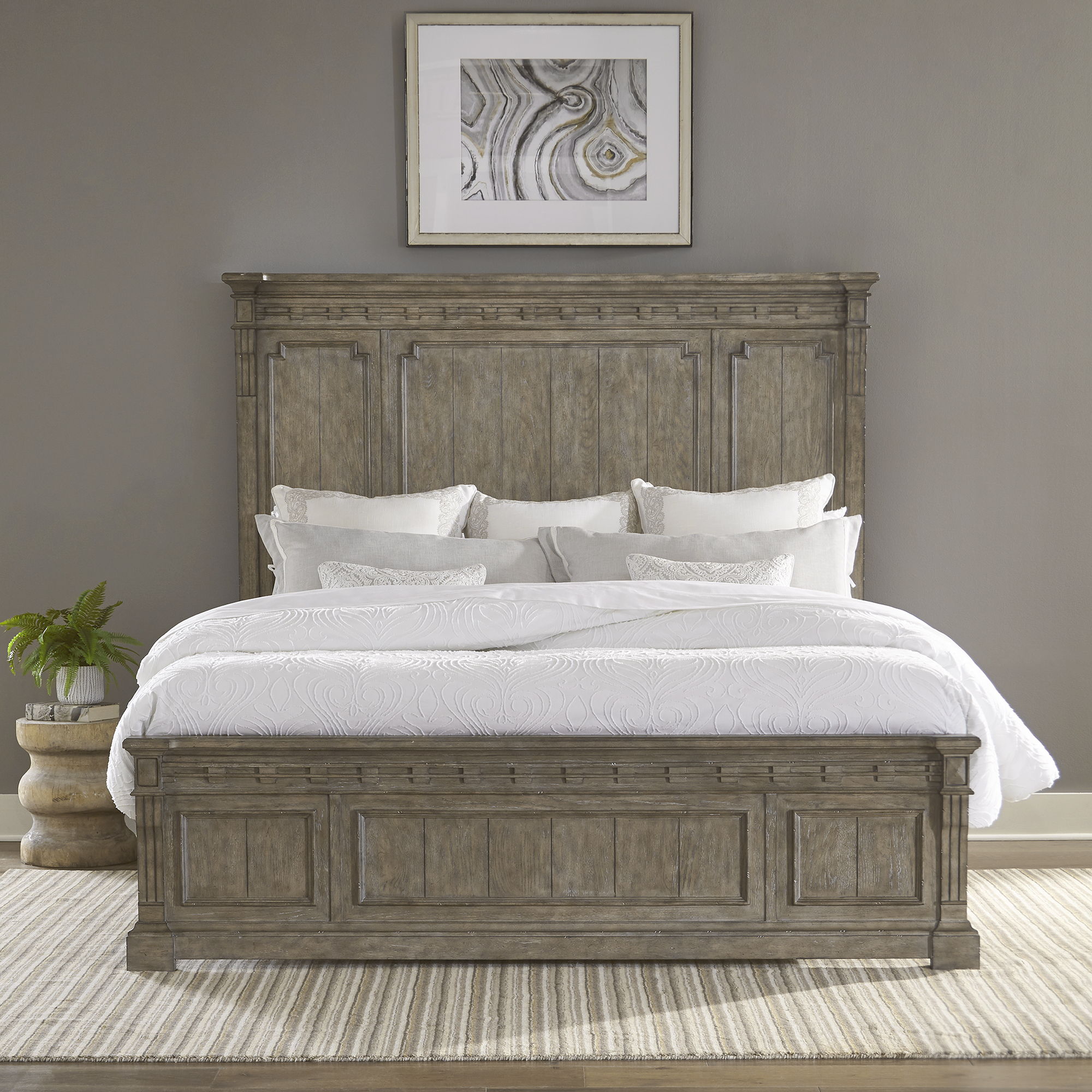 Country bed frame king hotsell