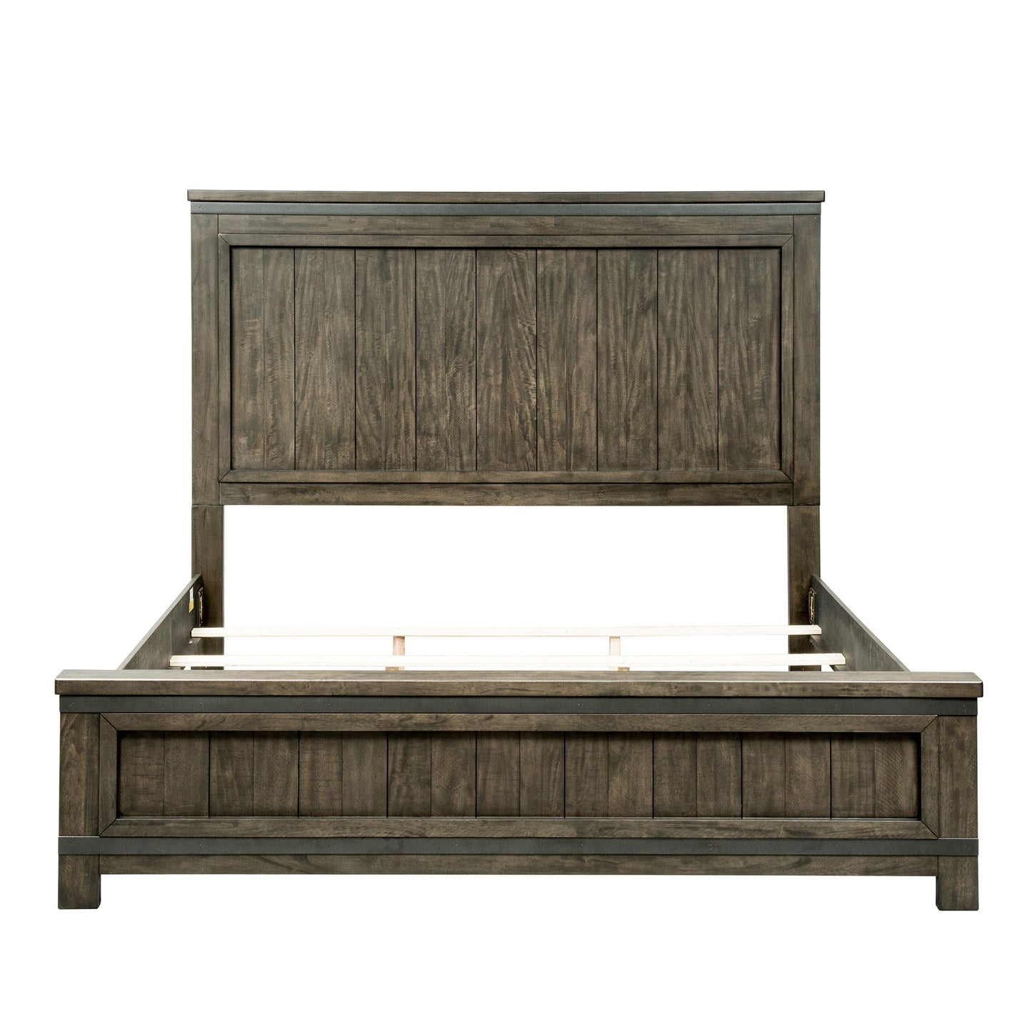 Thornwood Hills - California King Panel Bed - Dark Gray